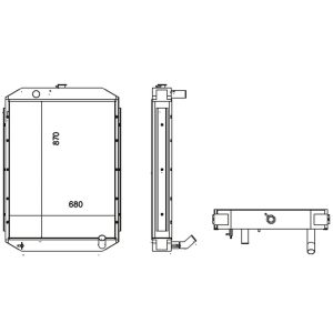 Hyundai Radiator 11N443110 – R 140 LC-7
