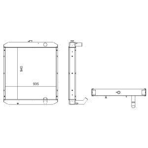 Hyundai Radiator 11NA40230 – R 320 LC-7