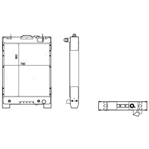 Komatsu Radiator 1340361511 – D63E-12
