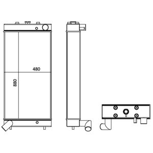 Komatsu Radiator 1340373110 – D61EX-15