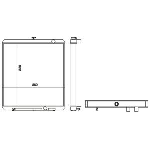 Caterpillar Radiator 1415975 – 322 BL
