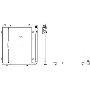 Komatsu Oil Cooler 200331121 – PC200-7