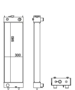 Komatsu Radiator 2060322111 – PC 270-8