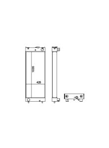 Komatsu Radiator 2070375121 – PC 300-8