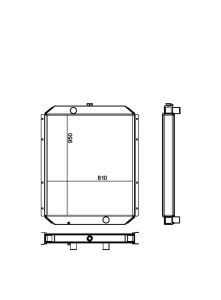 Komatsu Radiator 2080351111 – PC 300-6