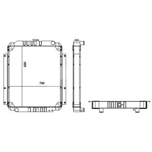 Komatsu Radiator 20Y03D1160 – PC200-6 S/N 60001-UP