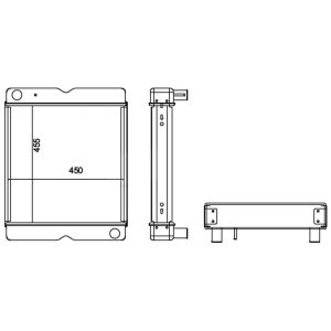 JCB Radiator 30/917000 – 1 CX (08)