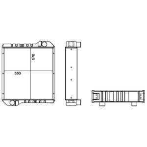 JCB Radiator 30/925545 – 530