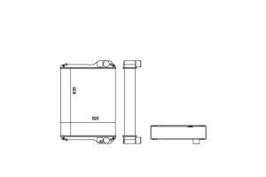 JCB Radiator 332/C5000 – 506-36