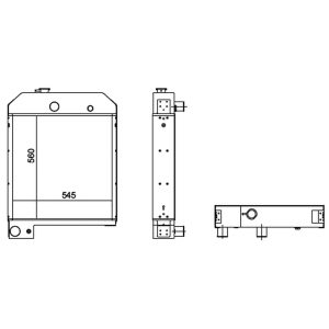 JCB Radiator 332/C9403 – 411-B