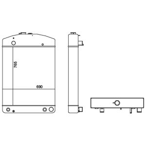 Komatsu Radiator 4190311201 – WA 200-1