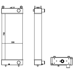 Komatsu Radiator 4190331112 – WA 320-5