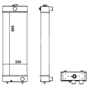 Komatsu Radiator 4190348110 – WA 320-6