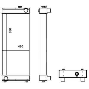 Komatsu Radiator 4230341310 – WA 380-6
