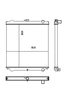 Hitachi Radiator 4448338 – ZAXIS 200