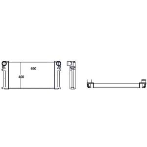 Hitachi Intercooler 4463070 – ZX230