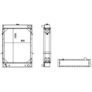Kawasaki Radiator 4472164120 – 85 Z IV-2