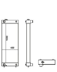 Hitachi Radiator 4649913 – ZAXIS 330-3/LC-3/5G/LC-5G