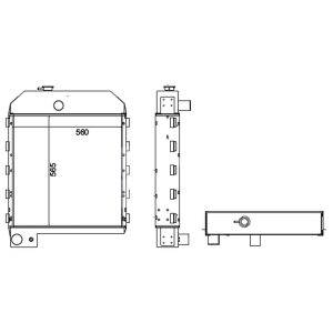 Caterpillar Radiator 4P3377 – 416-B