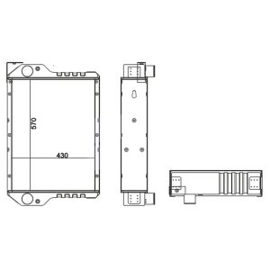 Hidromek Radiator F25/11621 – 102-B