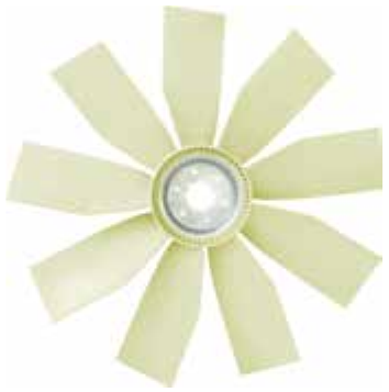 Generator FAN BLADE - 9 WINGS (6 HOLES)