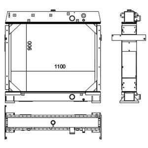 Hitachi Radiator – EX 550 (02)