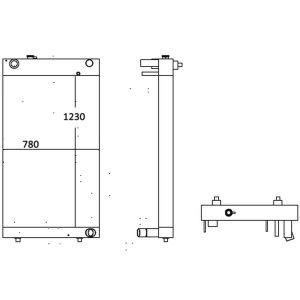 Hyundai Radiator – HL780-9