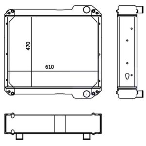 JCB Radiator – 4 CX