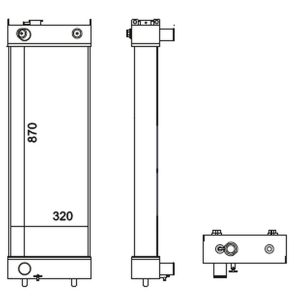 Daewoo Radiator K1008126 – DX190W