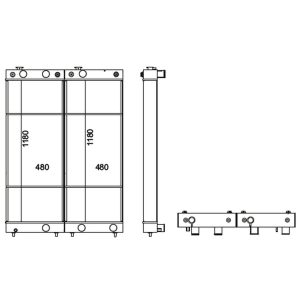 Komatsu Radiator – PC 600 LC-8