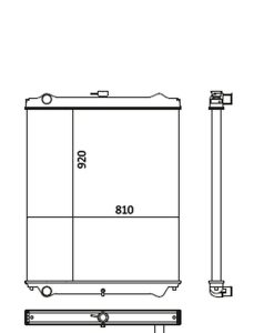 Hitachi Radiator YA00012059 – ZAXIS 330-3G